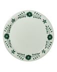 Sage and Forest Daisy Josephine Dinner Plates - 8 pack