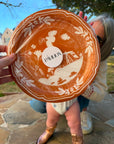 Rust Nodding Donkey Pavilion Dessert Plate - 8 pack