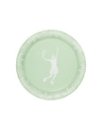 The Ema Burgic @tenniswithema Mint Jasperware Dessert Paper Plate - 8 pack
