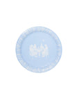 Mini Emily Hall's OK Let's Mahj Rosy Pink Jasperware Dessert Paper Plate - 50 pack