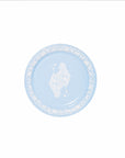 Mini Gwendolyn's G. McGee Queen of Hearts Bread and Butter Ice Blue Jasperware Paper Plate - 50 pack