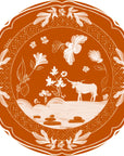 Tuscaloosa Elephant Mini Hors d'oeuvre Collegiate Paper Plates - 50 pack