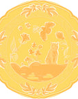 Baton Rouge Sunshine Yellow Tiger Dessert Collegiate Paper Plates - 8 Pack