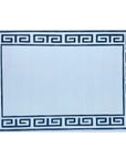 Pavilion Sky and Navy Greek Key Paper Placemat Pad