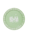 Ladies playing mahjong jasperware paper plate