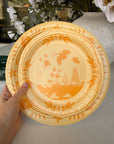 Butter and Golden Daisy Josephine Dinner Plates - 8 pack