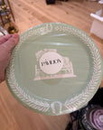 Ty Haney's Horse Gal Mint Jasperware Dessert Paper Plate - 8 pack