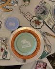 Ty Haney's Horse Gal Mint Jasperware Dessert Paper Plate - 8 pack