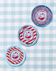 *NEW MINI SIZED* hors d'oeuvres disposable china paper plates - 8 pack