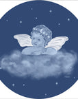 Celestial Starlight Blue Angel Bread and Butter Plates - 50 Pack