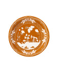 Rust Nodding Donkey Pavilion Dessert Plate - 8 pack