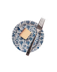 Mini Hors D'oeuvre Navy and White Martha Toile Paper Plate - 8 pack