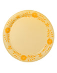 Butter and Golden Daisy Josephine Dinner Plates - 8 pack