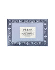 Pavilion Sky and Navy Greek Key Paper Placemat Pad