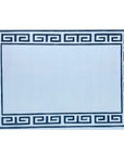 Pavilion Sky and Navy Greek Key Paper Placemat Pad