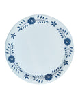 Sky and Navy Daisy Josephine Dinner Plates - 8 pack