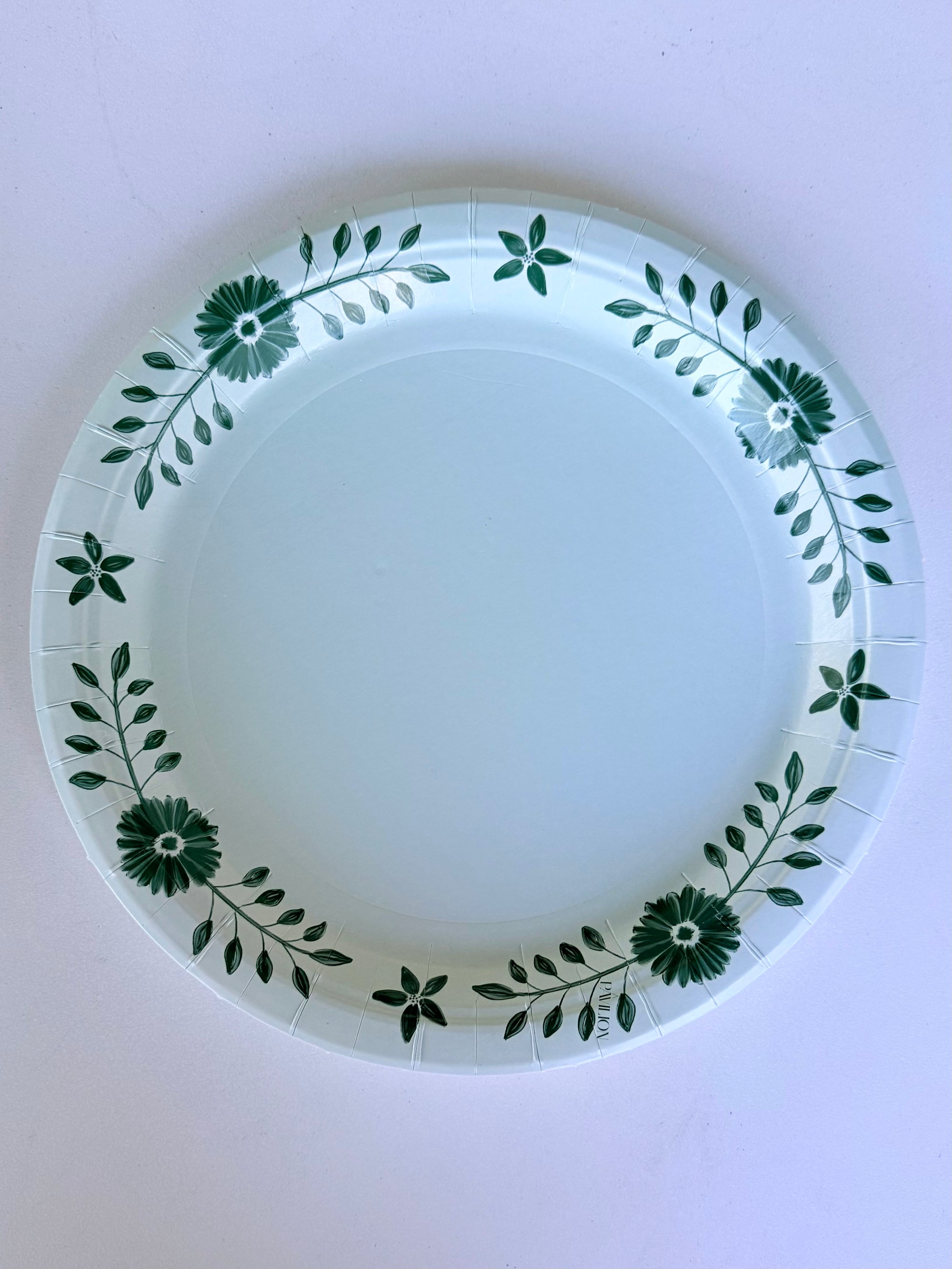 Sage and Forest Daisy Josephine Dinner Plates - 8 pack
