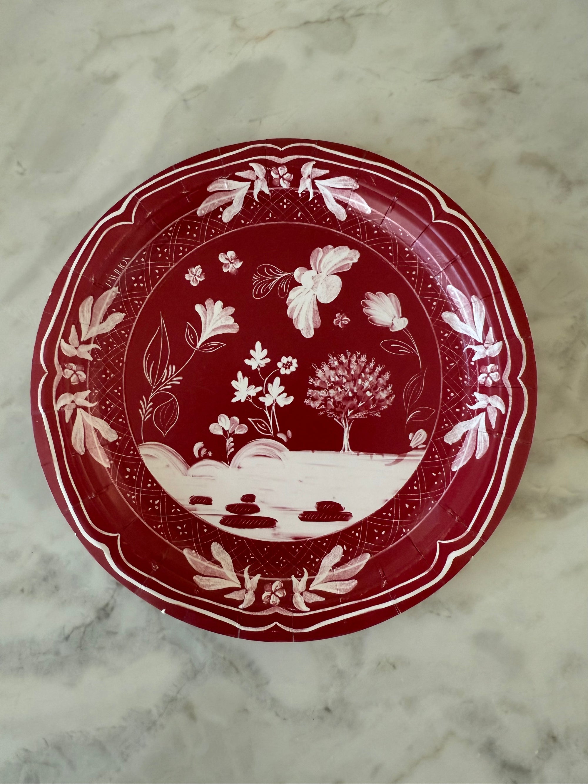 Bobbie's Columbus Ohio Bread and Butter Collegiate Paper Plates - 50 pack