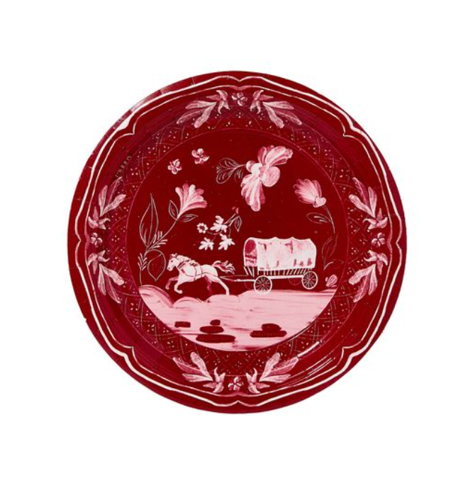 Jardin's Norman Wagon Wheel Dessert Collegiate Paper Plates - 50 Pack