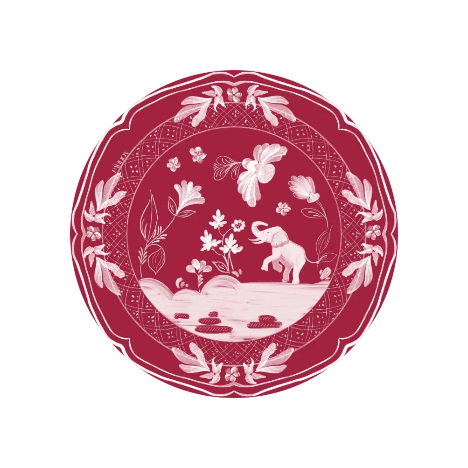 Allie's Tuscaloosa Elephant Dessert Collegiate Paper Plates - 50 pack