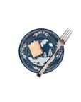 Mini Hors D'oeuvre Navy and Sky Blue Pavilion Beachside Paper Plate - 8 pack