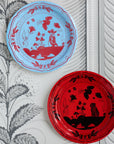 AE's Oxford Wild Man Blue and Red Dinner Collegiate Paper Plates