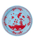 AE's Oxford Wild Man Blue and Red Dinner Collegiate Paper Plates